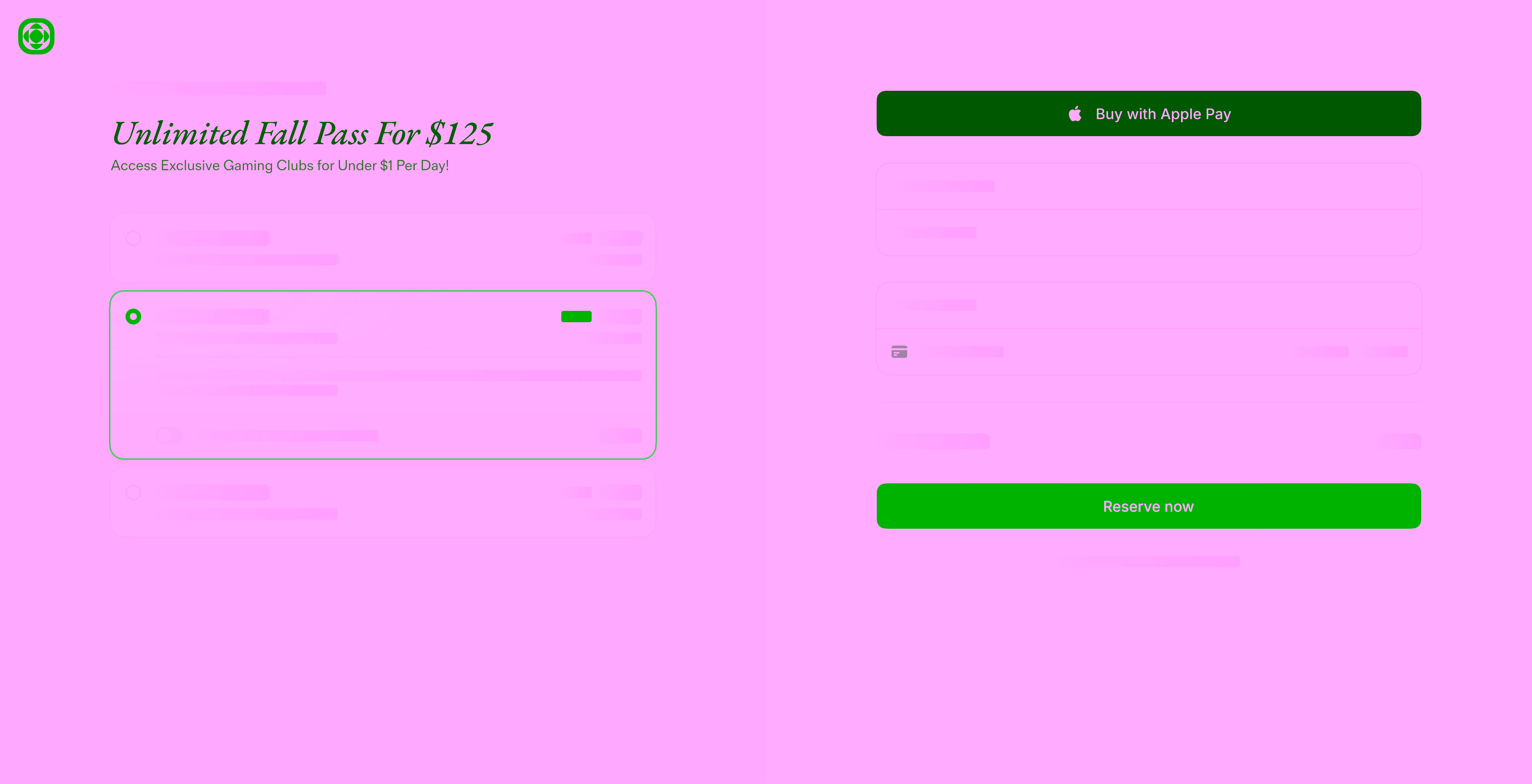 Drop in checkout conversion